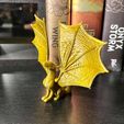 il_1588xN.6696625418_nqzi-1.jpg Golden Dragon Hatchling Figure Bookshelf Decor