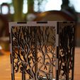 IMG_0732.jpg candle holder laser cut Tree & Animals wood present tea candle