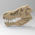 dskull.142.jpg dragon skull 3D STL model for CNC router and 3D printing