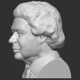 5.jpg Queen Elizabeth II bust 3D printing ready stl obj