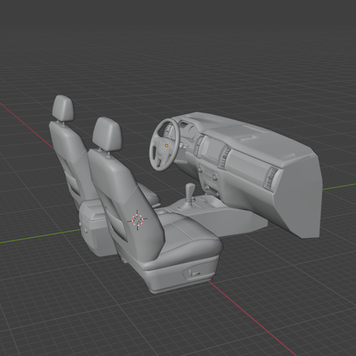 RC interior design for ford ranger 1996 3D model