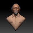 m01.jpg Mr Miyagi -Pat Morita -Printable 3D print model