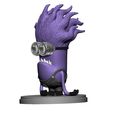 5.jpg Purple mutated minion for 3D printing STL