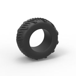 1.jpg 3D file Diecast pulling tractor rear tire 4 Scale 1:25・3D print object to download, CosplayItemsRock