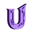 U.stl Letters and Numbers CONAN THE BARBARIAN | Logo