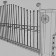 electric-gates-3d-model-obj-fbx-blend-12.jpg Electric Gates 3D Model