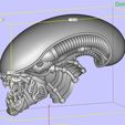35.jpg Xenomorph Alien biomechanical head