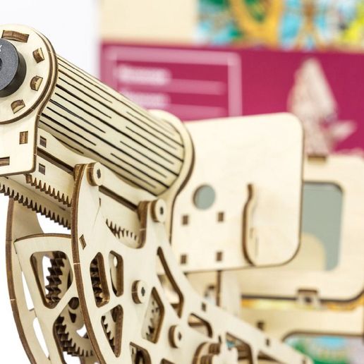 🔬 Microscope - 3D DIY Wooden Mechanical Puzzle Model・ 3D File for 3D ...