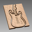 2.png Guitar Tray 3 - 3D STL file and vector files (Svg, Dxf,Eps, Pdf, Ai) for CNC and 3d Printers