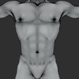 10.png Male Body Base Mesh T-Pose