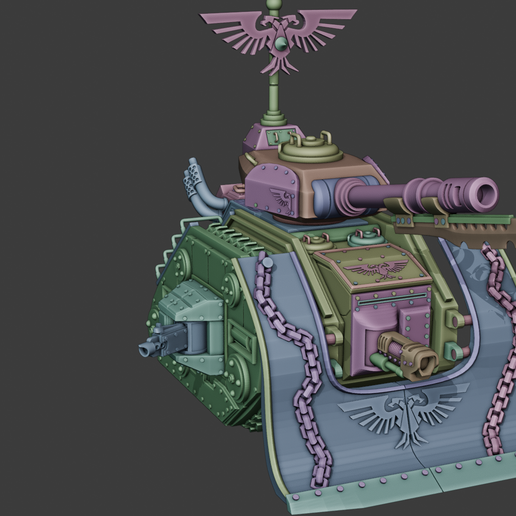 🍋 The Lemon Dusk Battletank・ STL File for 3D printing・Cults
