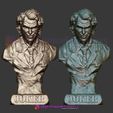 Joker_Heath_Ledger_Bust_3dprinting_01.jpg Joker Heath Ledger Bust Sculpt 3D Printing Model