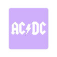 AC_DC LED sign-front-plate.stl AC/DC LED sign box