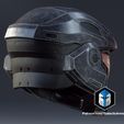 10005-3.jpg Halo Reach Noble 6 Helmet - 3D Print Files