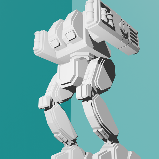 🎲 6mm Squire Multipurpose Mech V2・Free 3D File for 3D printing・Cults