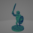 Spiky Cap Sword Skeleton.png STL file Sabre-Wielding Skeleton Warrior・3D print model to download, Ellie_Valkyrie