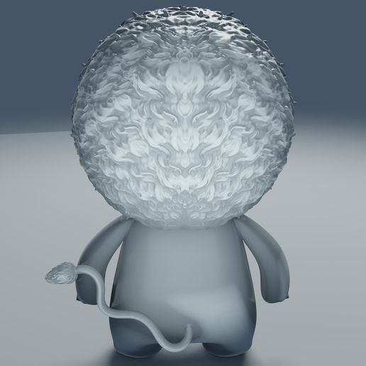 Preview6.jpg Маленький лев - 3D модель для печати