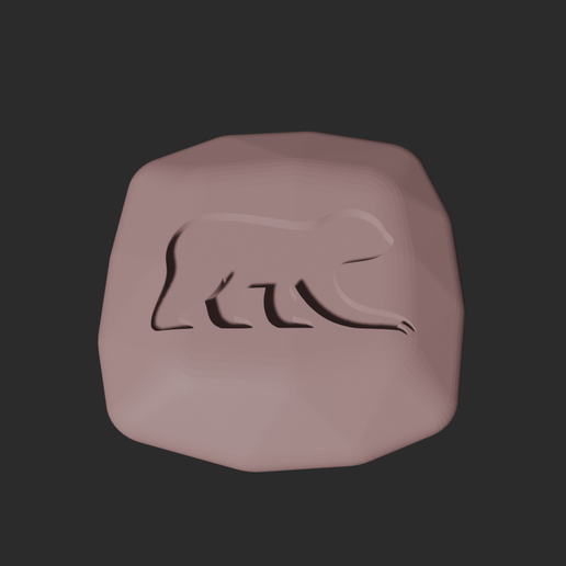 Sloth Stone - 3D Printable Game Token