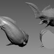 5.jpg Dunkleosteus - 3D Printable Prehistoric Creature - 3 Poses 3D print model