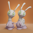 sliggoo-render.png Pokemon - Goomy, Sliggoo and Goodra with 2 poses