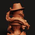 D5.88.jpg Dagobert Duck Büste | Disney Schatzsucher Statue | Detective Duck Fan Art