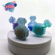 IMG_20220802_122530.jpg STL file Minecraft Bottle・3D printer model to download