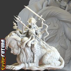 SQ-9.jpg Durga with Battle-Mount Dawon the Lion