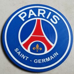 68b89887bbbd9a63fe18cd77bc354d2f_display_large.jpg Файл STL PSG Logo Badge・Шаблон для загрузки и 3D-печати