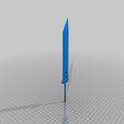 Cloud_FF7_SWORD.png Posed Cloud Low Poly Final Fantasy 7 FF7 VII by Cestymour