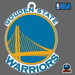 warriors-tinker-b.png Fichier STL Porte-clés Golden Gate Warriors・Modèle à télécharger et à imprimer en 3D