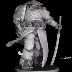 1.png GUERRERO SAMURAI DE LA MARINA ESPACIAL MODELO IMPRESO EN 3D