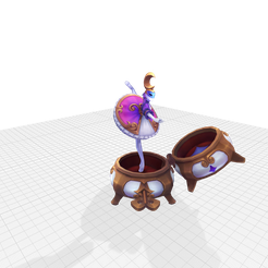 Wardn62.png STL file Ward League Of Legends Orianna・3D print model to download