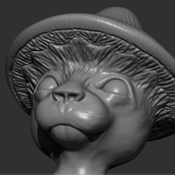 7.png STL file ШАЙЛУШАЙ- the smurf cat with mixable hats・3D printing model to download