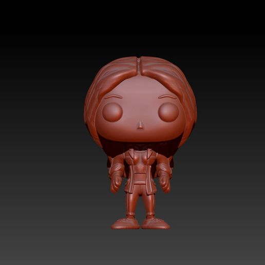 FUNKO POP GIRL 3D model