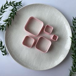 IMG_2731.jpg Round Square Polymer Clay Cutter - 5 Sizes - PC110