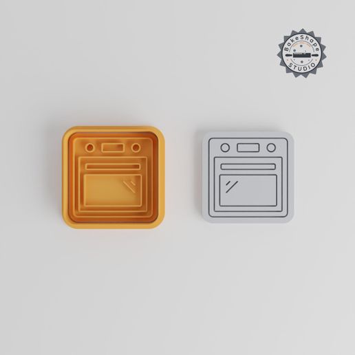 product_6708-02_overview.jpg Oven Cooker Shape Cutter & Stamp, Perfect for Cookies & Fondant, 3 Sizes, 6 Pieces Collection