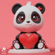 1.jpg Panda Bear-Valentine's Day Version (Dedication)