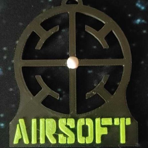 Airsoft Keyring with BB`s