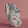 44.png My Little Pony Face Mask - Spitfire Cosplay 3D print model