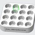 mold-15d-groove.png slug/ bullet cal.68 mold (2x molds) for cal 68 HDR / HDS / PAK with 16-cavity with groove