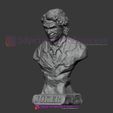 Joker_Heath_Ledger_Bust_3dprinting_05.jpg Joker Heath Ledger Bust Sculpt 3D Printing Model
