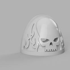 Shoulder_Padskull_v3.png Free STL file Shoulder pads of the Damned・3D printing idea to download, Azathot57