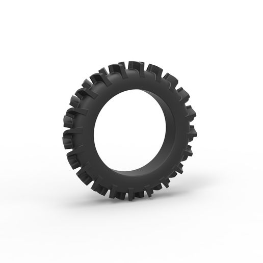 Diecast offroad tire 13 Scale 1 to 25 3D model