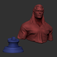 Preview10.png Файл 3D The Witcher Bust・3D модель для печати скачать
