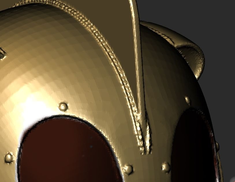 ScreenShot166.jpg Archivo 3D Rocketeer helmet Replikca for cosplay・Modelo de impresión 3D para descargar, DESERT-OCTOPUS