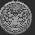 untitled.259.jpg Tiger-Anhänger 3D Modell