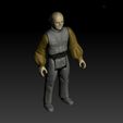 ScreenShot1172.jpg Star Wars .stl Lobot .3D action figure .OBJ Kenner style.