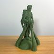 3D-Printing-Guardian-with-Supports.jpg 3D Printing Guardian - Figurine Pen or Tool Holder