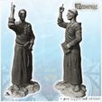 4.jpg Monk preaching with bible in monastic robe (30) - Medieval RPG D&D Gothic Feudal Old Archaic Saga 28mm 15mm