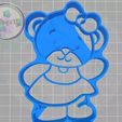 Bear-cookie.jpg Fichier STL gratuit Emporte-pièce ourson・Modèle à télécharger et à imprimer en 3D
